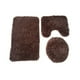 thumbnail image 1 of Matsuzay Paquete de 3 fundas de asiento suavidad multicolor gran decoración almohadilla de baño multiusos alfombrilla de baño suministros de baño Juegos de accesorios de baño Color café Matsuzay HA066755-01, 1 of 6