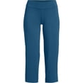 thumbnail image 3 of Lands' End Women's Starfish Mid Rise Pull-On Crop Pants, 3 of 6