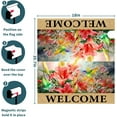 thumbnail image 6 of Spring Summer Hummingbird Flowers Magnetic Mailbox Cover Standard Size 21" L x 18" W Summer Welcome Mailbox Cover Magnetic Mailbox Wraps Post Letter Box Decorations for Outiside Home Garden Yard, 6 of 6