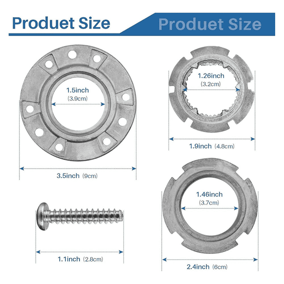 W10324651 Washer Basket Drive Hub Kit -W10291416, W10291417, PS2581262 - Repair for Quiet, Leak-Free Performance