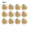 thumbnail image 4 of Servilleteros Naiovety paquete de 12 decoraciones para celebraciones festivas Oro, 4 of 6