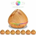 thumbnail image 2 of Tagital 550ml Aroma Essential Oil Diffuser, Wood Grain Ultrasonic Cool Mist Humidifier for Office Home Bedroom Living Room Study Yoga Spa, 2 of 6