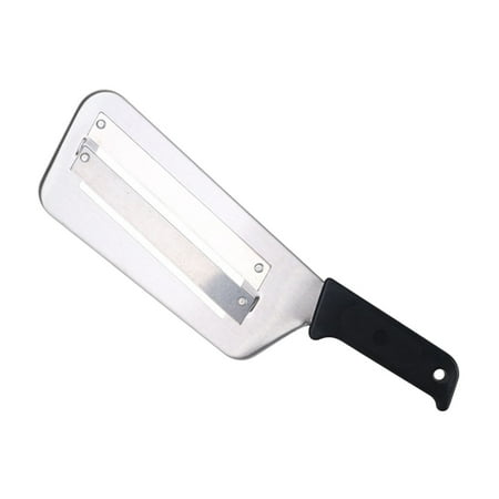 Stainless Steel Double Blade Vegetable Slicing Knife - 2 Pack Heavy Duty Mandoline Slicer for Shredding Slicing and Chopping Vegetables Fruit and Cabbage for Home Kitchen Meal Prep