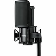 Shure SM4 Rugged Wired Condenser Microphone for Home Studio, Vocals, Stage, Studio, Home, Recording - 20 Hz to 20 kHz - 150 Ohm - Cardioid - Shock Mount, Clamp Mount, Stand Mountable - 3-Pin XLR