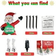 thumbnail image 6 of 6ft Christmas Inflatables Outdoor Decorations, Climbing Santa Christmas Inflatable Yard Decorations with LED Lights,Blow up Yard Decorations for Outdoor Indoor Yard Decor, 6 of 8
