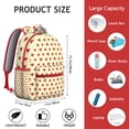 thumbnail image 6 of Watermelon Pattern Bookbag – Unique Gift for Students & Travelers, Adjustable Padded Straps for Shoulder Comfort, 6 of 6