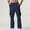 #089#Navy, variant on Handshe Men's Cargo Pants with Drawstring Pockets Elastic Waist Adjustable Cuffs Utility Work Pants,Plus Size
