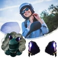 thumbnail image 5 of Blarkrus White Warm Light Helmet Decoration Cute Cartoon Cat Ears Glowing Flash With Light Detachable Motorcycle Motorcycle Helmet Accessories, 5 of 8