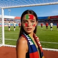 thumbnail image 6 of Linnome 10 Piece Football Supporters Temporary Tattoos Body Art Stickers for Game Day Parties Events Celebration Vibrant Colors All Ages, 6 of 6