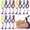 Red, Blue, Purple, Yellow, variant on The Original OT Invented & Patented HandiWriter, Hand Made in The USA, Handwriting Aid for a Proper Tripod Grip, Finger Position & Better Penmanship. Great for Kindergarten Age & Up (2 Pack)