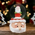 thumbnail image 6 of Harliver Christmas Snow Globe Lighted Santa Scene, Snow Water Lantern Swirling Glittering Home Decoration and Gift, Battery Operated or USB Powered, Santa's Crystal Musical Ball for Christmas Decor, 6 of 6