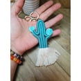 thumbnail image 6 of Macrame Cute Captus Bohemian Handmade | Tiny Keyring| Bag Accessories | Gift Idea, 6 of 9