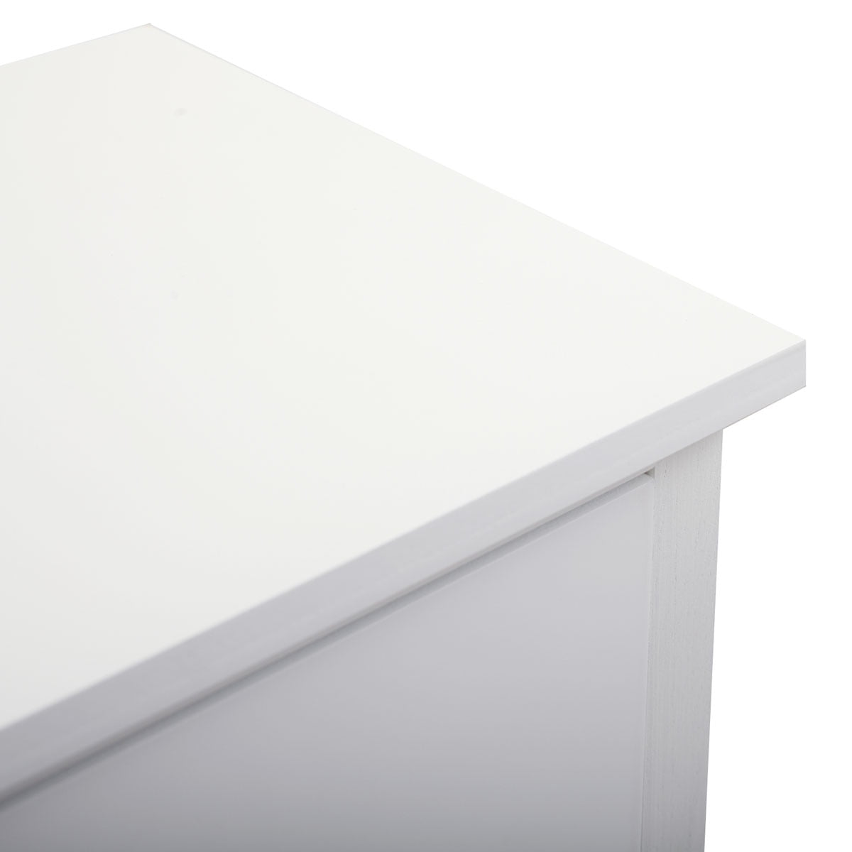 Kepooman Wooden Night Stand Set of 2, Side End Table Storage Cabinet for Bedroom Living Room - White Kepooman Wooden Night Stand Set of 2, Side End Table Storage Cabinet for Bedroom Living Room - White