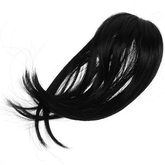 LOLIPPYY Natural Synthetic Hair Topper for Women Daily Use Black 1 Piece Hair Replacement