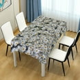 thumbnail image 7 of SKYSONIC Daisy Flower Tablecloth Waterproof Washable Polyester Square Table Cover Durable Tablecloth for Kitchen Dining Table Party Decor (60 X 108 Inch), 7 of 7