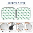 thumbnail image 6 of Fotbe Turtle 2-Piece Car Windshield Sun Shade | Sun Blocker for Car Windshield | Foldable Automotive Interior Accessories for Sun Protection-Medium, 6 of 7