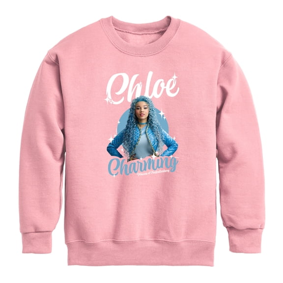 Descendants - Chloe Princess - Youth Boys Crew Fleece Sweatshirt