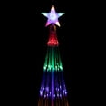 thumbnail image 5 of Northlight LED Lighted Multi-Function Outdoor Christmas Cone Tree - 6' - Multi-Color, 5 of 9
