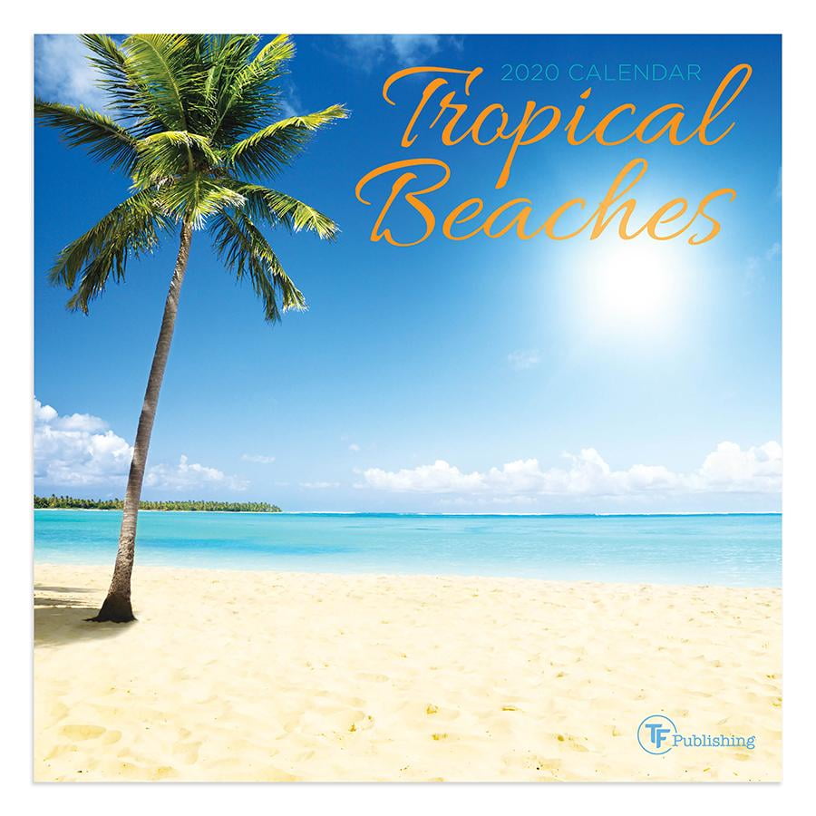 2020 Tropical Beaches Mini Calendar