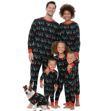 

Peyakidsaa Christmas Pajamas Set for Family Parent-Child Xmas Pyjamas Sleepsuits Nightwear