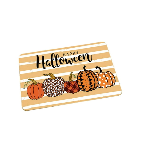 Mom's Best Felpudos de calabaza para entrada de dormitorio, sala de estar, antideslizantes y de alta absorción