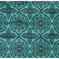 thumbnail image 4 of oneOone Organic Cotton Poplin Twill Fabric Paisley & Floral Ikat Print Fabric By Yard 42 Inch Wide, 4 of 4