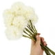 thumbnail image 4 of 12 piezas Flores artificiales de plástico Dandelion flores de flores realistas Flores de flores artificiales artesanía, 4 of 5