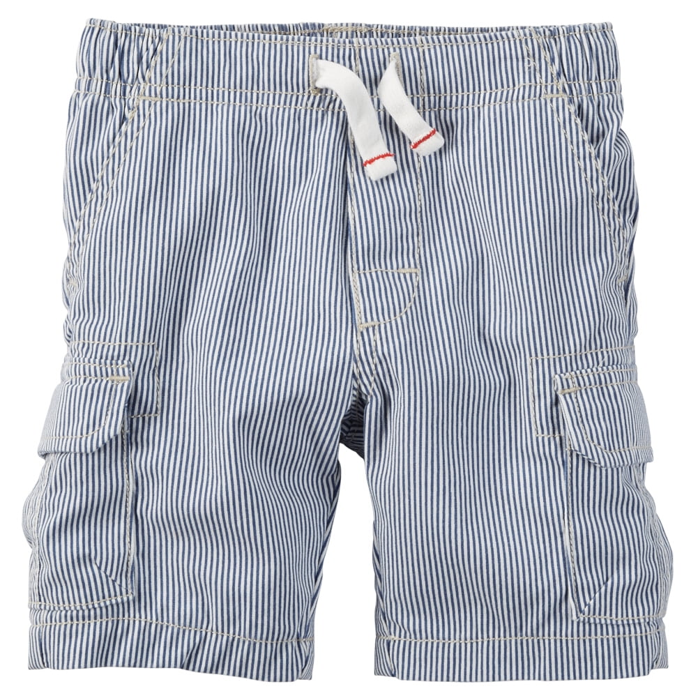 Carters Little Boys Flat-Front Shorts Navy 2T