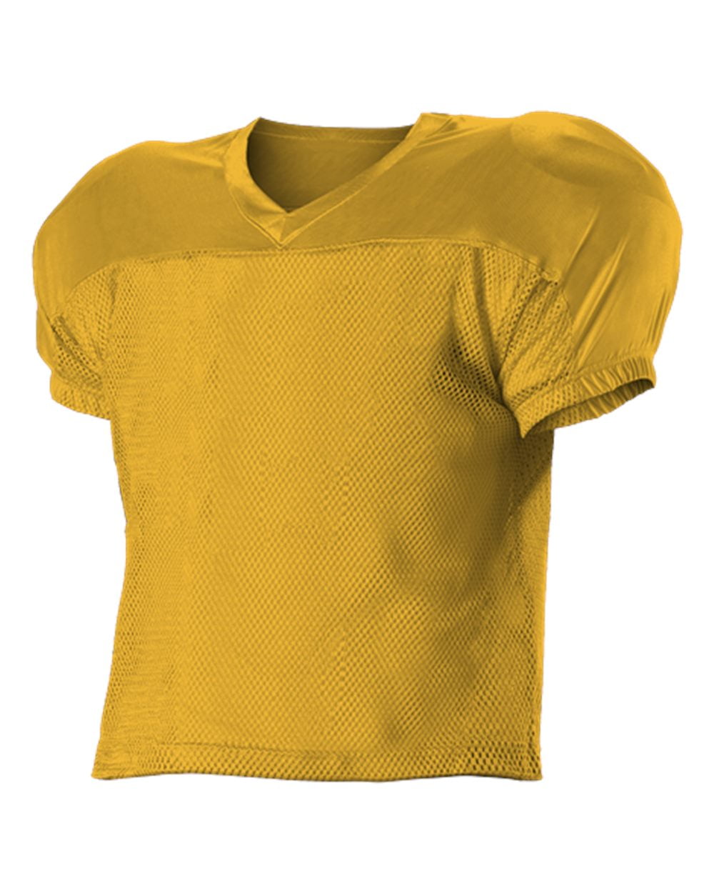 Alleson Athletic Practice Mesh Football Jersey Color Gold Size