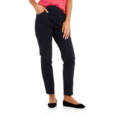 White Stag - Women's Pull-on Denim Pant with Elastic Waist available in Regular and Petite
