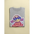 thumbnail image 3 of Stay Single Cool Face T-Shirt Men -Smartprints Designs, Male 4X-Large, 3 of 4