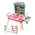 thumbnail image 3 of Fregadero de cocina de Juguete Baoblaze Rosa sistema automático de ciclo de agua, 3 of 8