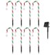 thumbnail image 2 of Luces solares de bastón de de Navidad, luces de jardín, luces de césped, paisaje impermeable, 2 of 8