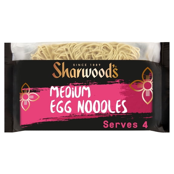 Sharwood's Medium Egg Noodles 226g, Imported from Britain