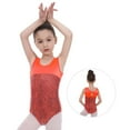 thumbnail image 3 of SILVERCELL Toddler Leotard Gymnastics Sleeveless, Sparkly Tumbling Dance Leotards for Baby Girls Kids Teens 3-14 Years, 3 of 3