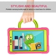 thumbnail image 4 of Case Compatible with Samsung Galaxy Tab A 8.0 2019 Without S Pen (T290/T295/T297), Shockproof Protective Cover with 360 degrees Rotatable Stand For Galaxy Tab A 8.0 (2019) T290 / T295,Rose Green, 4 of 8