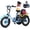 Blue, variant on ESKUTE T300mini Electric Tricycle for Beginners, 16" x 3.0 Fat Tire Folding 3-Wheel E-Bike, 500W Peak Motor, 302Wh Battery, Step-Thru, 12.5 MPH, Purple with Oversized Seat, UL2849