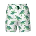 thumbnail image 4 of Lsque Mens Swim Trunks Sea Turtle Pattern - Bathing Suit Compression Liner - Beach Swim Shorts Swimwear - (S-3XL) - Stretch Quick Dry -X-Large, 4 of 9