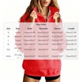 thumbnail image 2 of Zormilly Sweatshirt for Women Long Sleeve Mock Neck Oversized Sweatshirt with Pockets Buttons Fashion Fall Outfits, S-3XL, 2 of 7