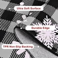 thumbnail image 5 of Bleum Cade Christmas Snowflake Area Rugs 2x3 Entryway Rug, Grey Buffalo Plaid Non Slip Washable Door Mat,Outdoor Indoor Welcome Mat for Entrance,Christmas Decorations, 5 of 7