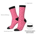 thumbnail image 4 of KLL red bows Print Cool Socks Men's Women's Crew Socks Funny Crazy Novelty Stockings, 4 of 6