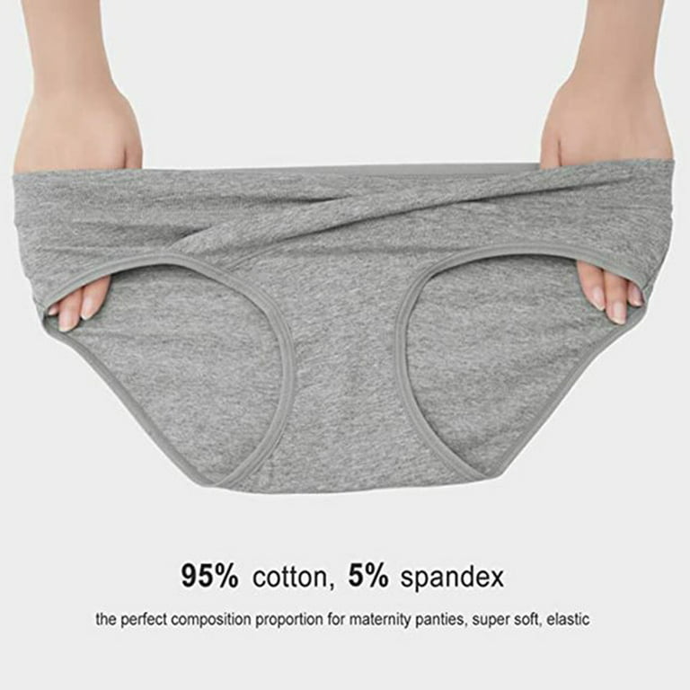5Pcs/Set Cotton Maternity Underwear For Pregnant Women Low Waist U Shape  Intimates Panties 