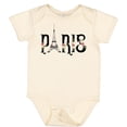 thumbnail image 3 of Inktastic Paris Eiffel Tower with Flowers Boys or Girls Baby Bodysuit, 3 of 5