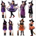 thumbnail image 2 of Vestido Para Niños De Fiesta Disfraz De Halloween Actuación De Bruja, 2 of 4
