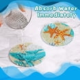thumbnail image 2 of YOKSAS Ocean Diamond Painting 8-Piece DIY Coasters with Holder, Durable Acrylic Home Decor, 2 of 7