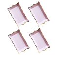thumbnail image 2 of Bandeja de papel desechable Rectangular de 4 Uds., bandeja de para servir, para , Bar, , aperitivos, pan Violeta BLESIY Bandeja de servicio de papel, 2 of 6