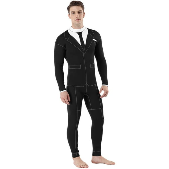 Men's 3mm Neoprene Wetsuit for Surfing Swimming Diving