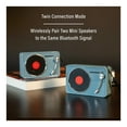 thumbnail image 4 of Crosley Mini Record Player Portable Bluetooth Speaker In Tourmaline, 4 of 4