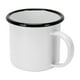 thumbnail image 3 of Taza de esmalte de 8 cm y 350 ml, ecológica, para agua espesa, ideal para café, vino y agua, color blanco., 3 of 14