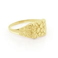 thumbnail image 4 of Gold Nugget Ring for Women 10K Gold Women’s Wedding Rings 3.70 gm, 4 of 6